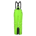 Killtec Winter Ski Pants KSW 79 (waterproof, breathable, PFC-free, snow guard, edge protection) neon green Kids